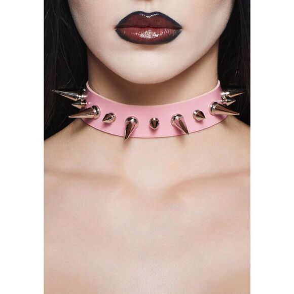 Sexy Spiked Choker - Picture 3 of 3
